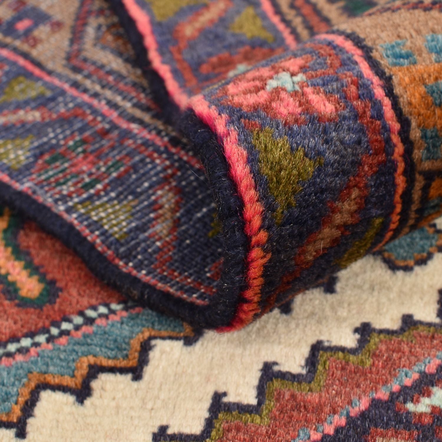 Tapis de couloir Tapis persan - Nomadic - 279 x 82 cm - rouille