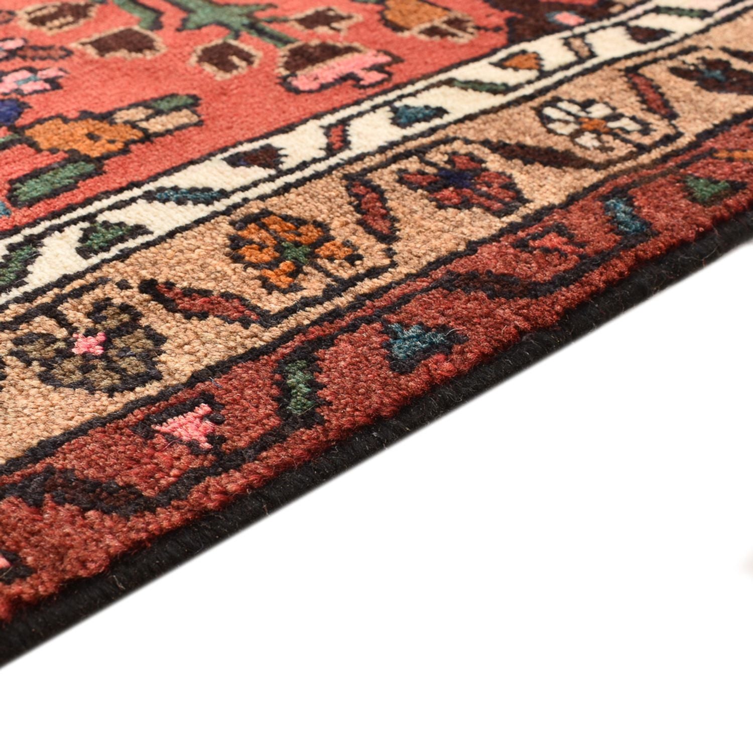 Tapis de couloir Tapis persan - Nomadic - 307 x 85 cm - rouge