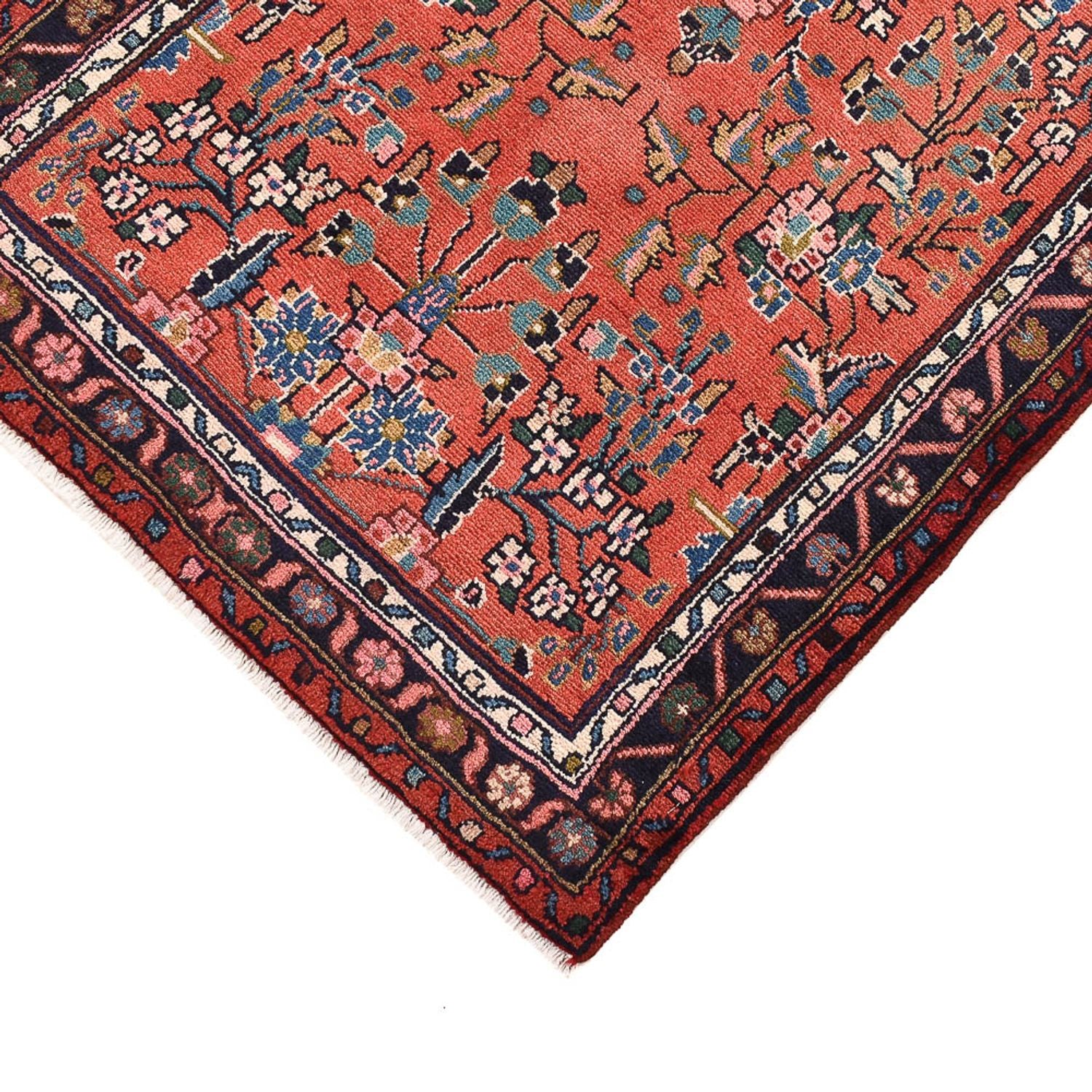 Tapis de couloir Tapis persan - Nomadic - 306 x 78 cm - rouge clair