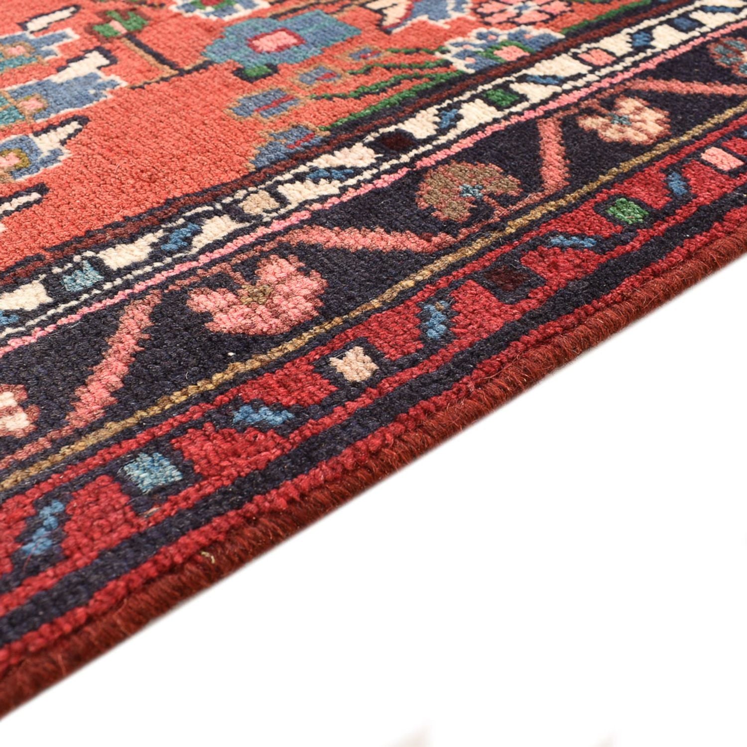 Tapis de couloir Tapis persan - Nomadic - 306 x 78 cm - rouge clair