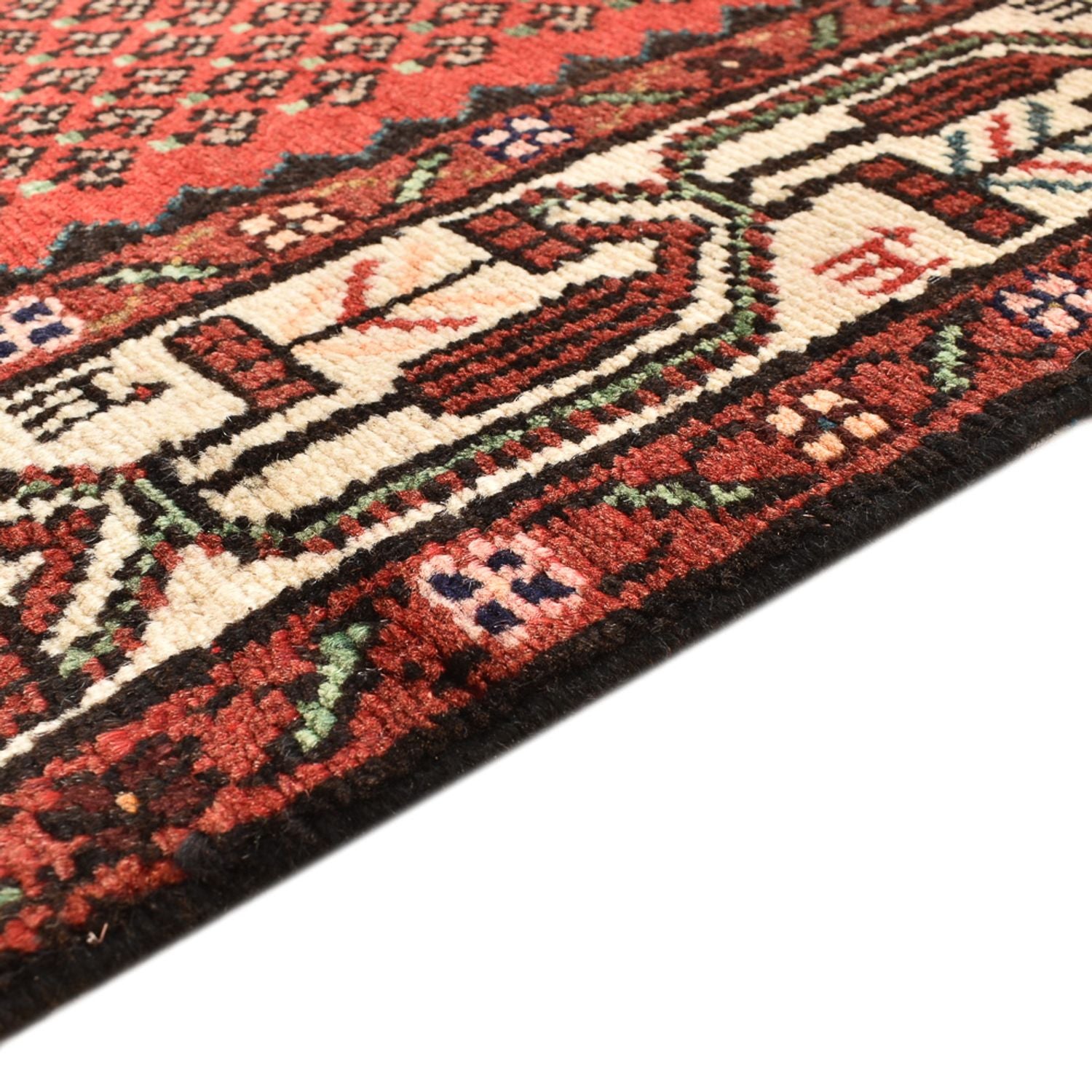 Tapis de couloir Tapis persan - Nomadic - 302 x 83 cm - rouge clair