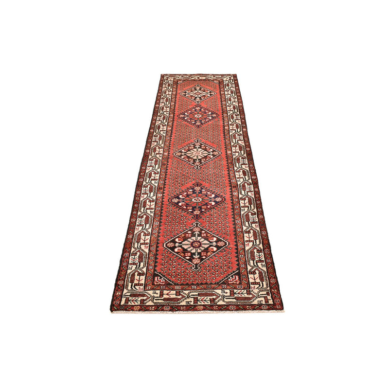 Tapis de couloir Tapis persan - Nomadic - 302 x 83 cm - rouge clair