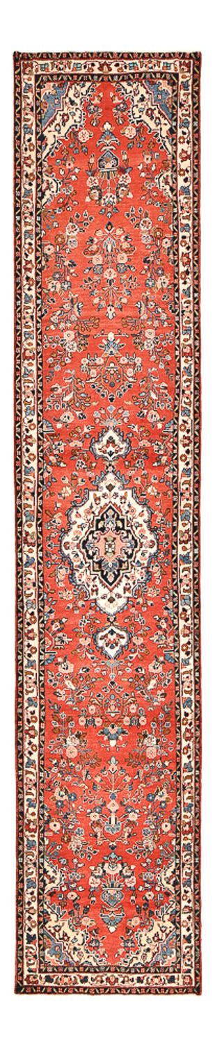 Tapis de couloir Tapis persan - Nomadic - 408 x 90 cm - rouge clair