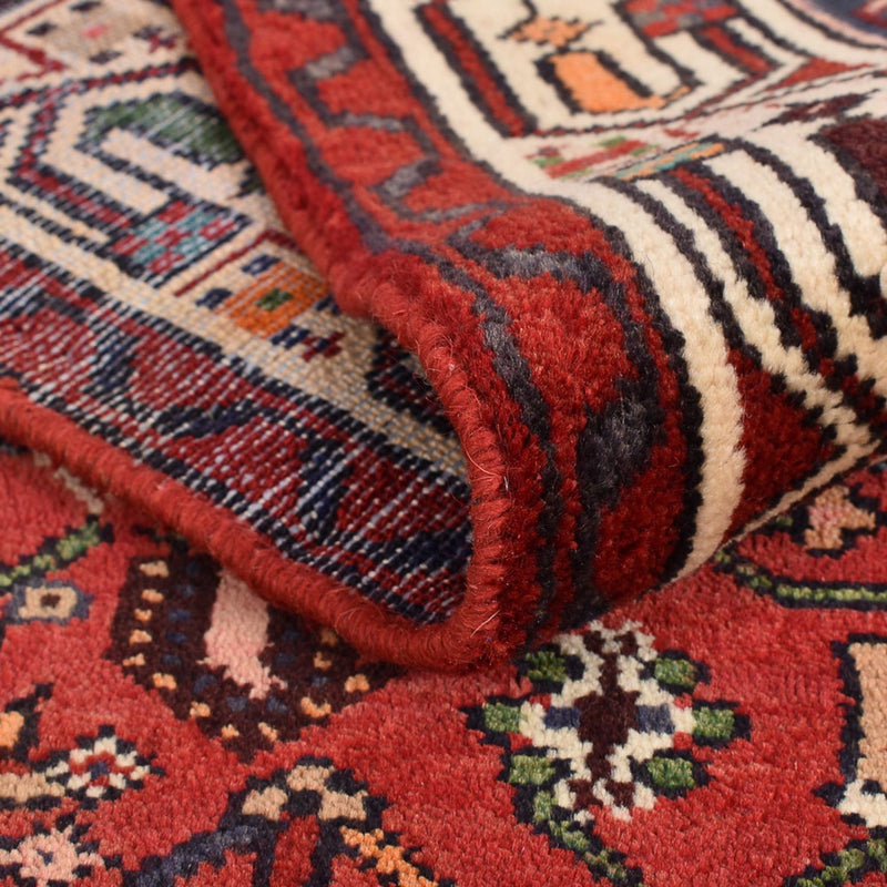 Tapis de couloir Tapis persan - Nomadic - 373 x 87 cm - rouge