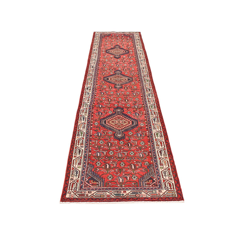 Tapis de couloir Tapis persan - Nomadic - 373 x 87 cm - rouge