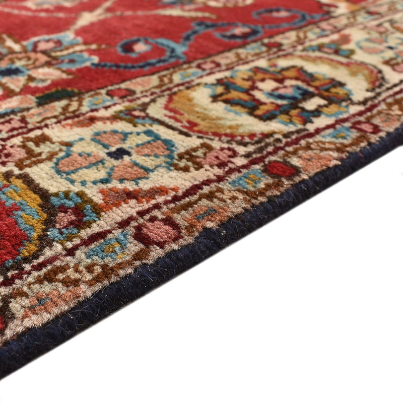Tapis de couloir Tapis persan - Tabriz - 398 x 72 cm - rouge