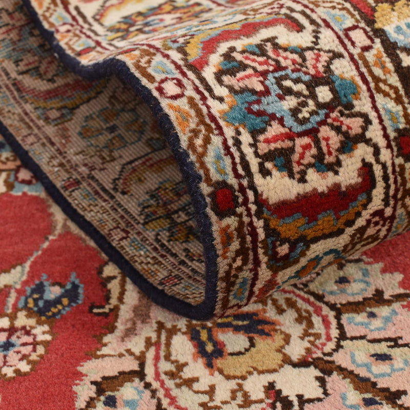 Tapis de couloir Tapis persan - Tabriz - 398 x 72 cm - rouge