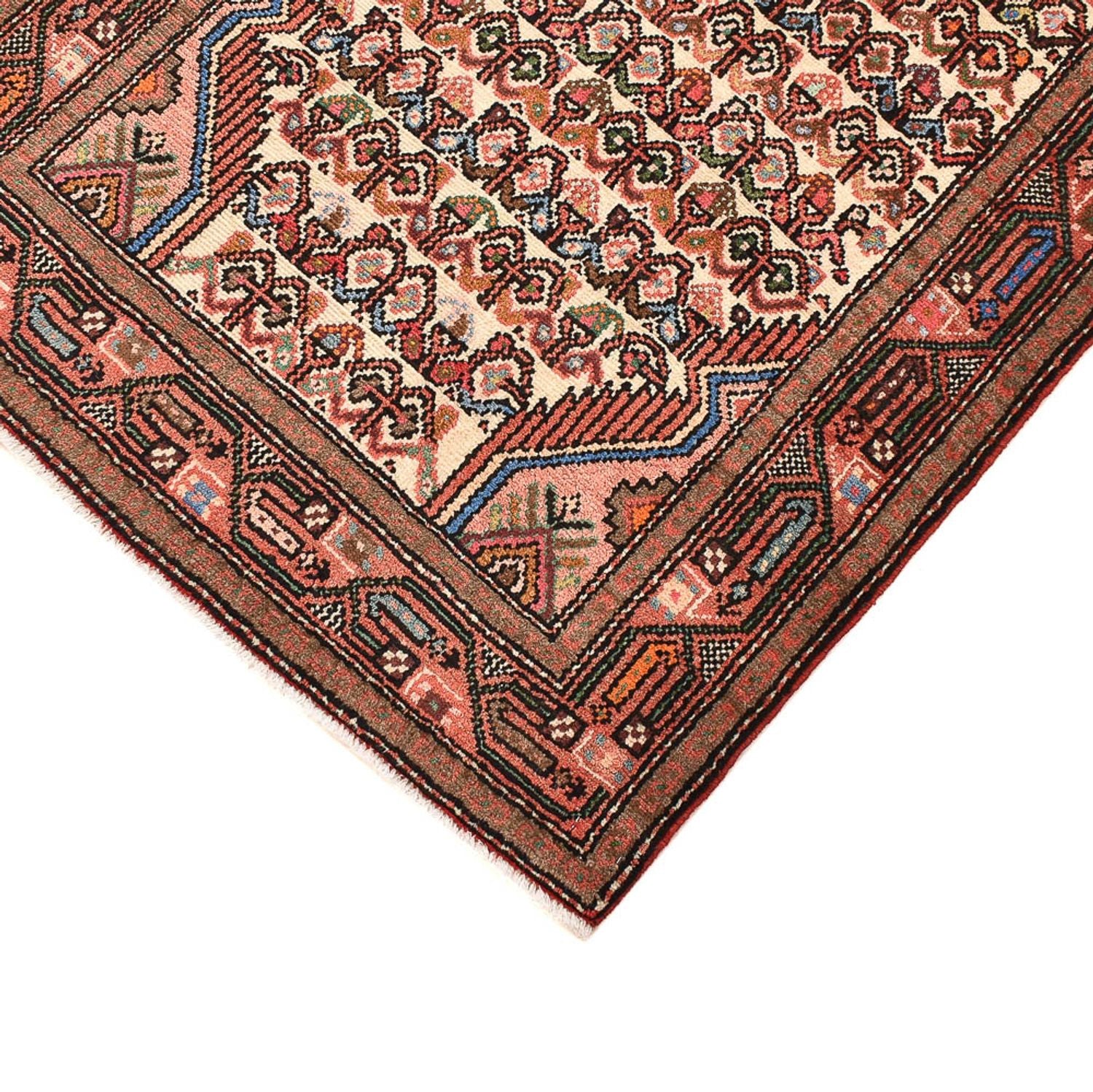 Tapis de couloir Tapis persan - Nomadic - 215 x 85 cm - beige