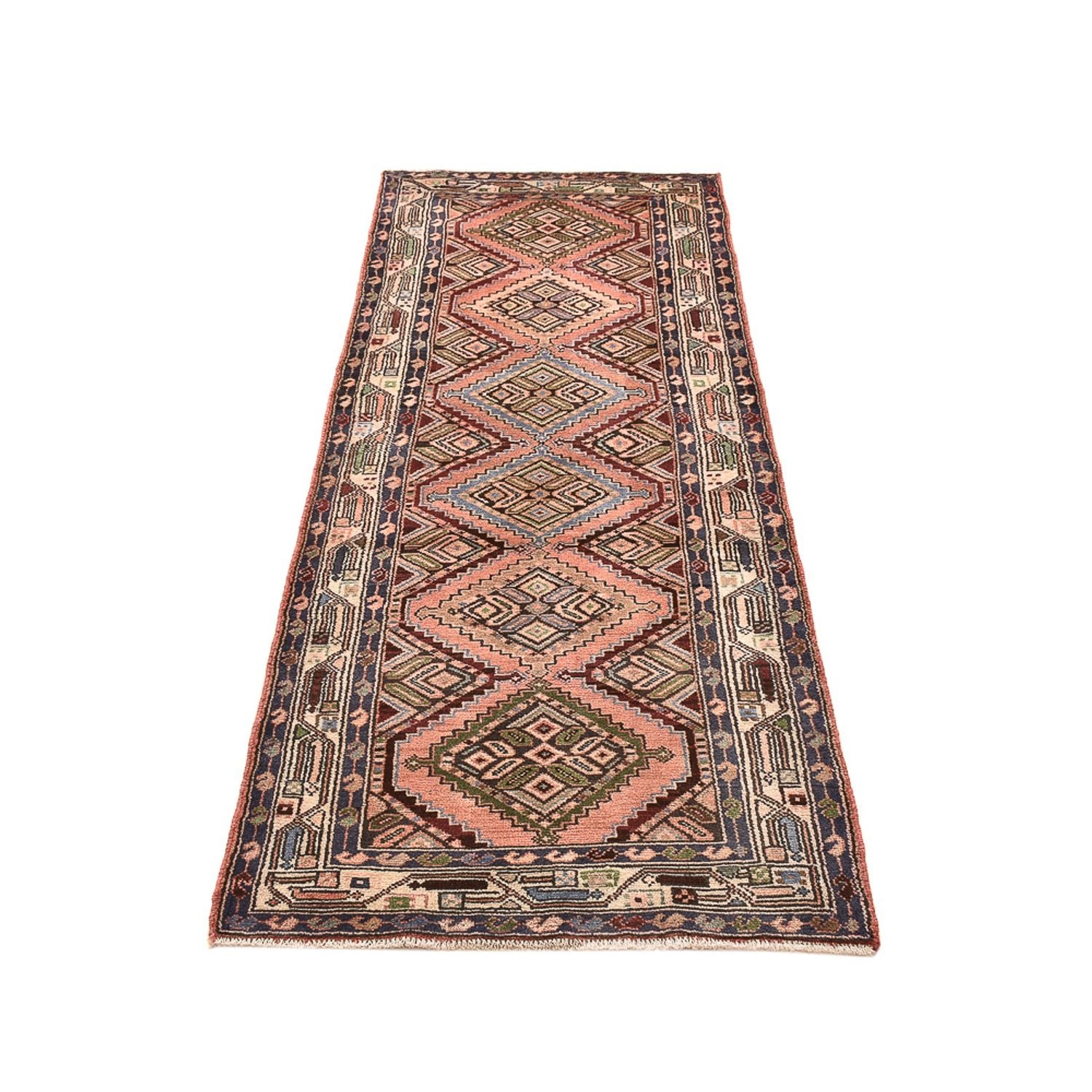 Tapis de couloir Tapis persan - Nomadic - 203 x 75 cm - rouge clair