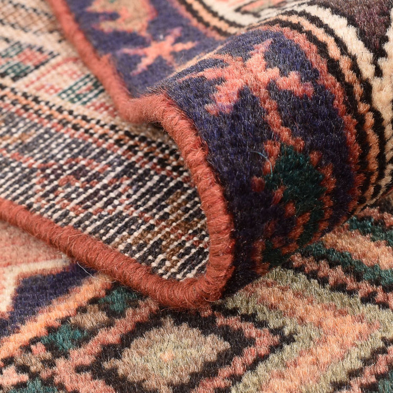 Tapis de couloir Tapis persan - Nomadic - 210 x 77 cm - rouge clair