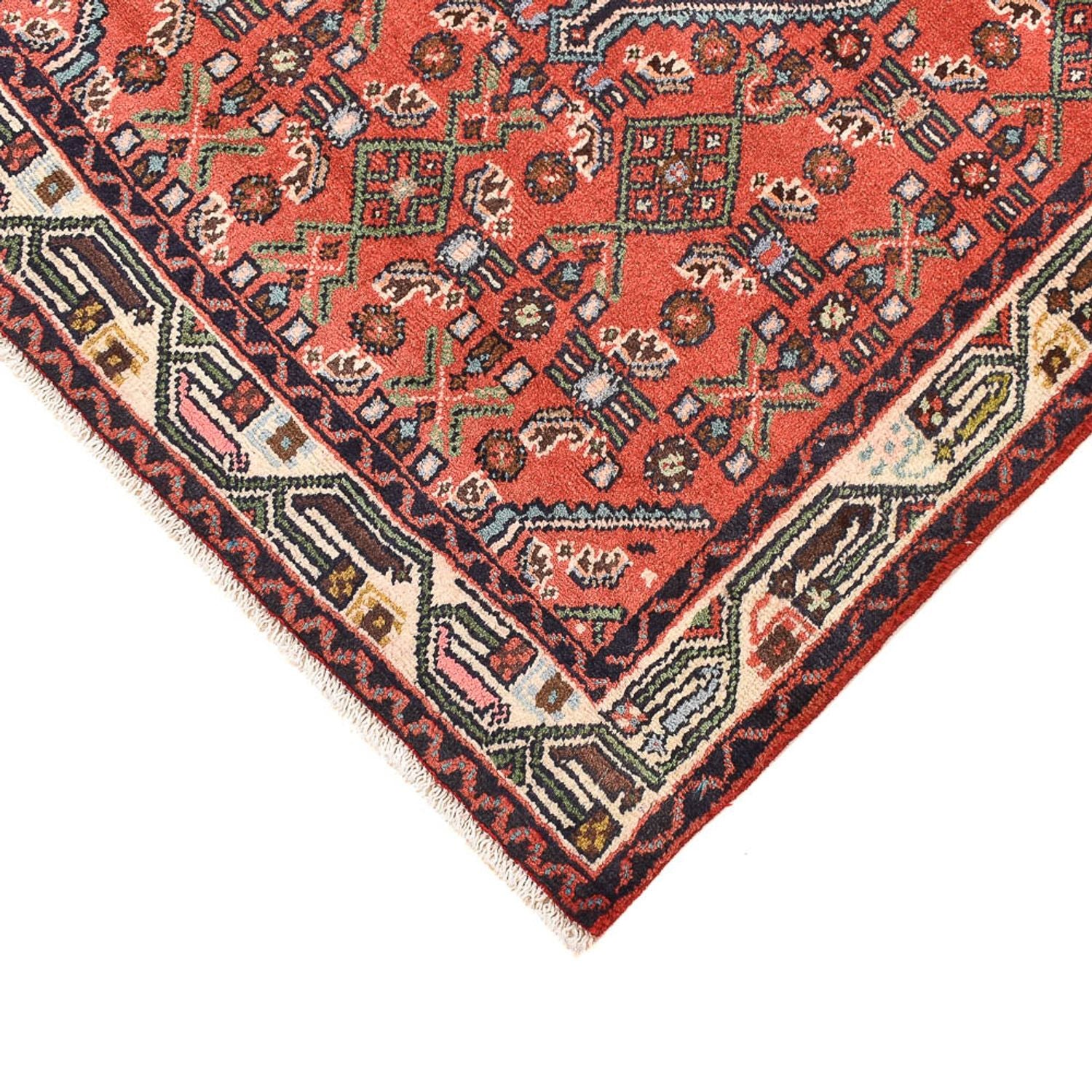 Tapis persan - Nomadic - 172 x 81 cm - rouge clair