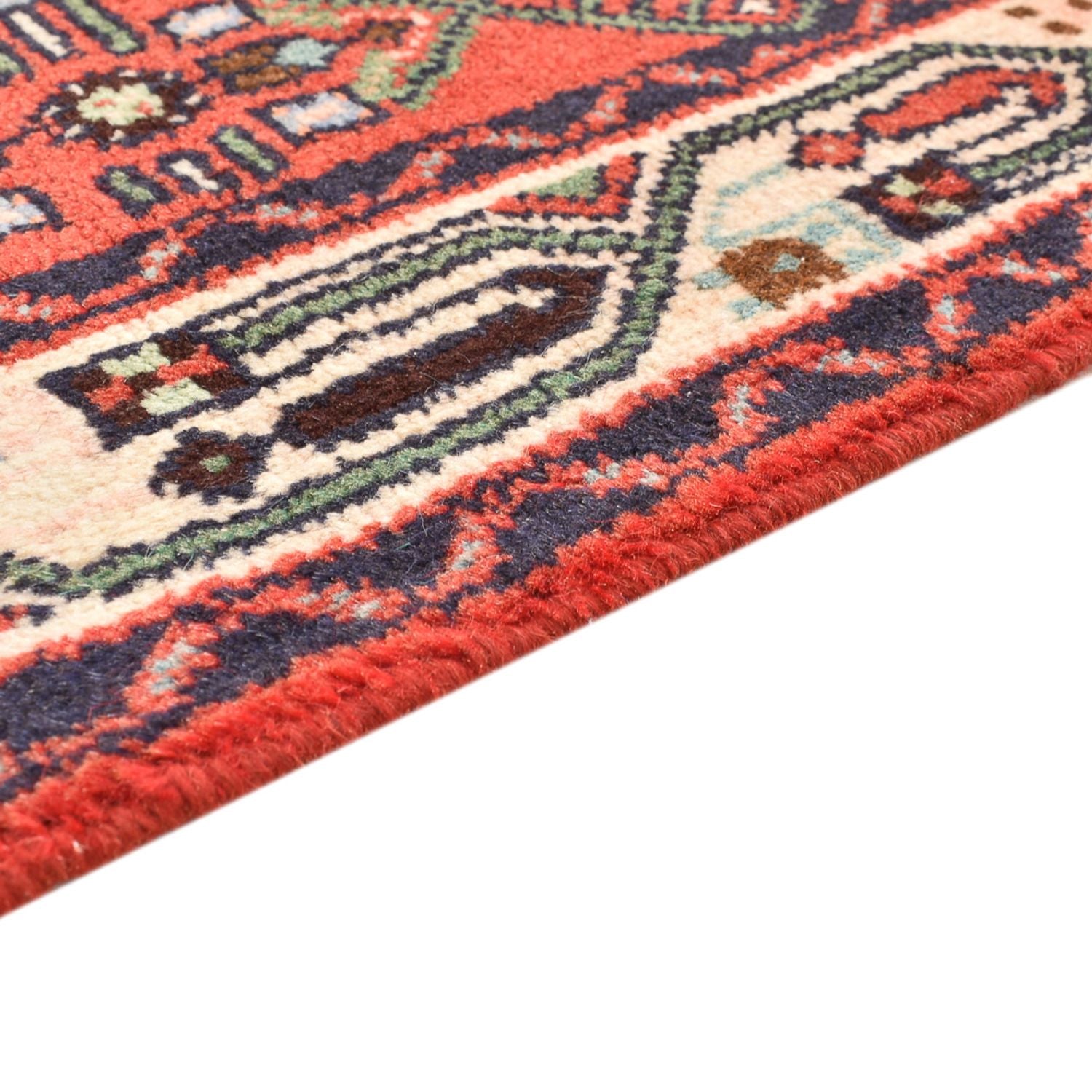 Tapis persan - Nomadic - 172 x 81 cm - rouge clair