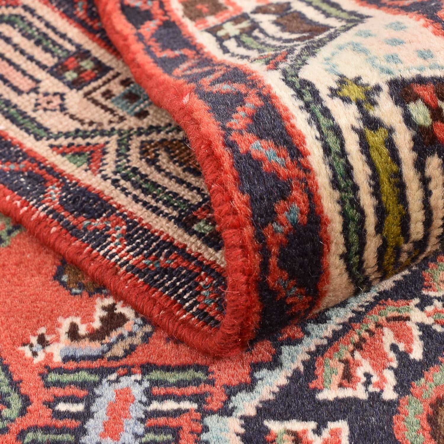 Tapis persan - Nomadic - 172 x 81 cm - rouge clair