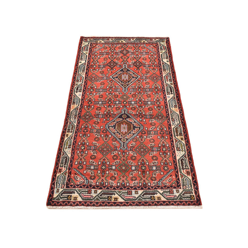 Tapis persan - Nomadic - 172 x 81 cm - rouge clair