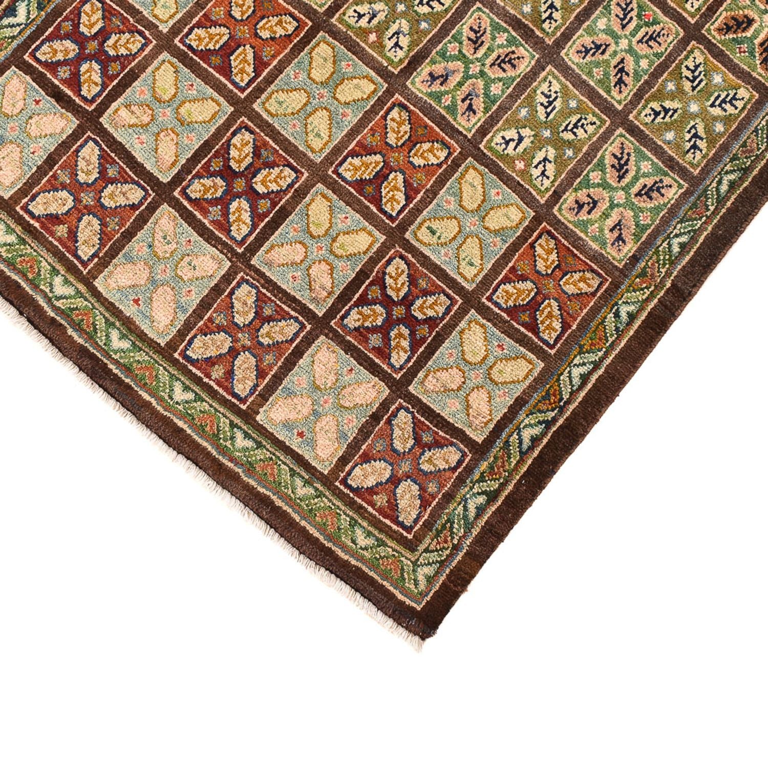 Tapis de couloir Tapis persan - Classique - 202 x 67 cm - vert clair