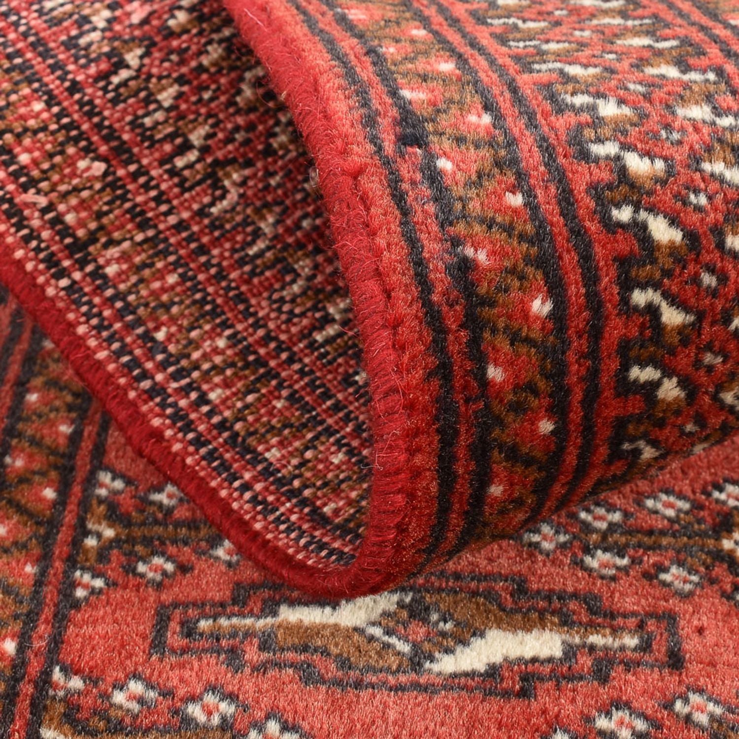 Tapis de couloir Tapis Turkaman - 197 x 60 cm - rouge