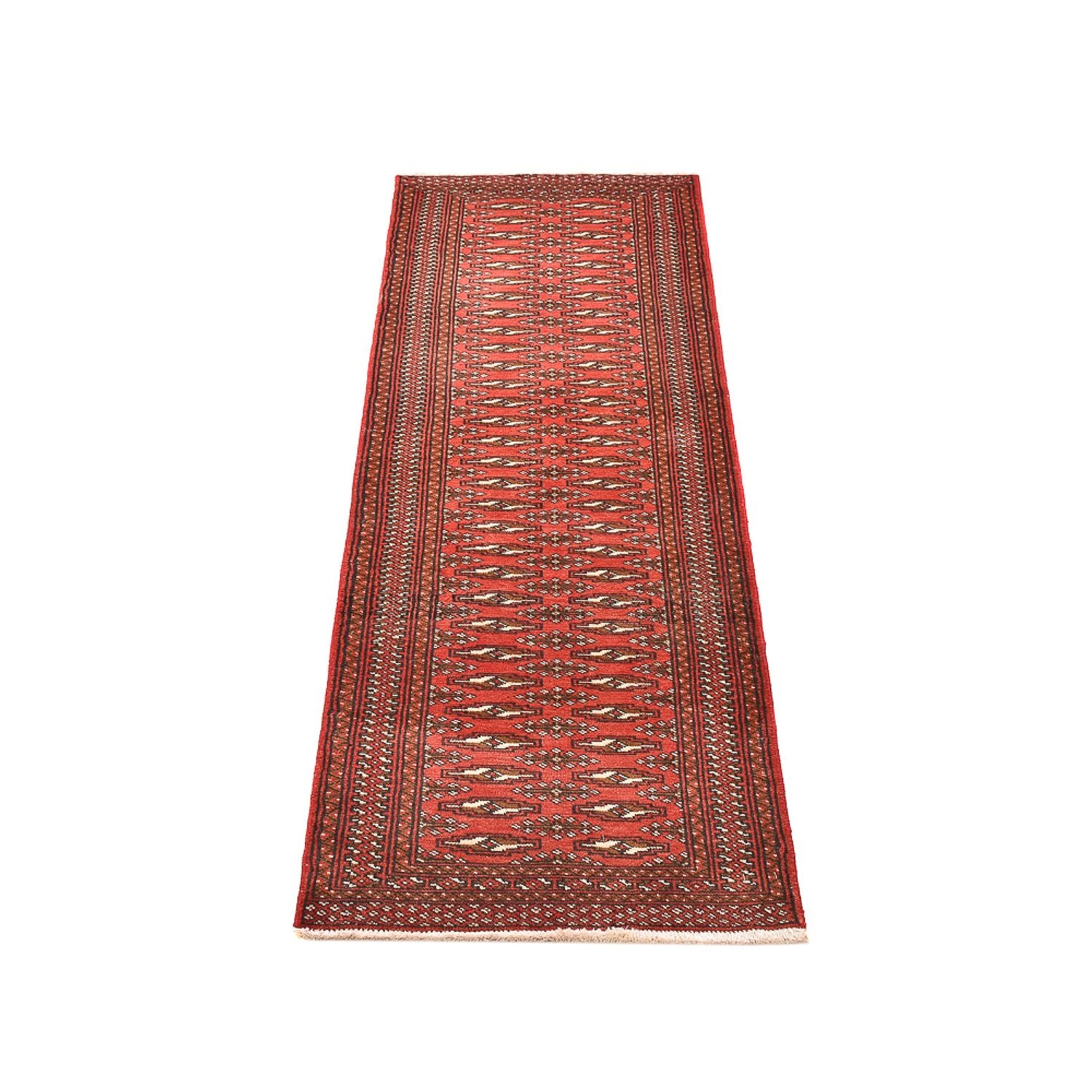 Tapis de couloir Tapis Turkaman - 197 x 60 cm - rouge
