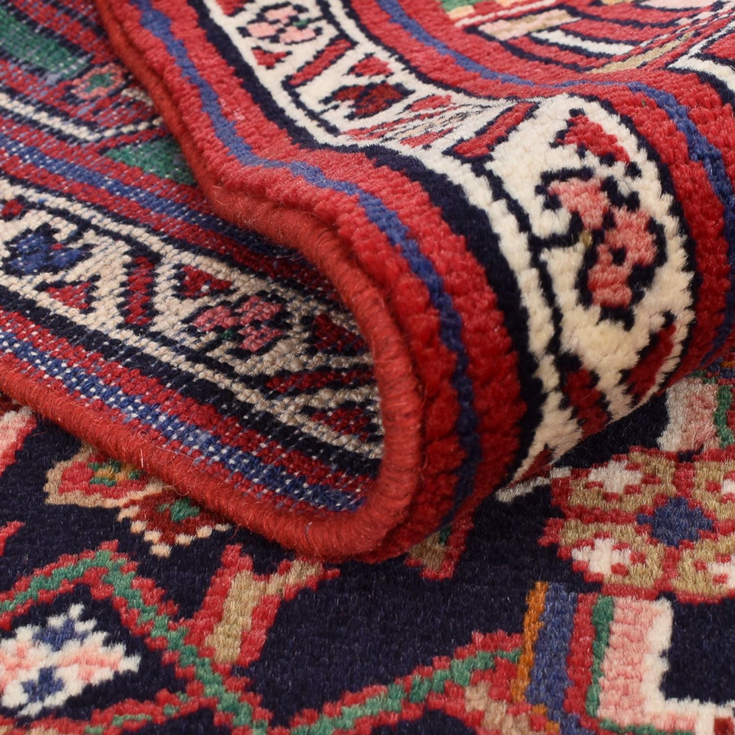 Tapis de couloir Tapis persan - Nomadic - 403 x 120 cm - rouge clair
