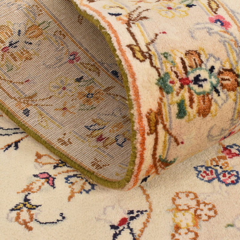 Tapis de couloir Tapis persan - Keshan - 385 x 98 cm - beige