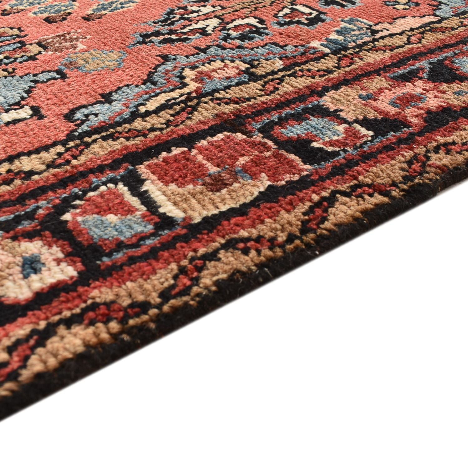 Tapis de couloir Tapis persan - Nomadic - 419 x 110 cm - rouge clair