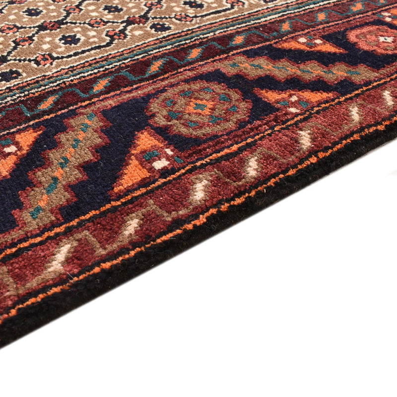 Tapis de couloir Tapis persan - Nomadic - 396 x 105 cm - sable