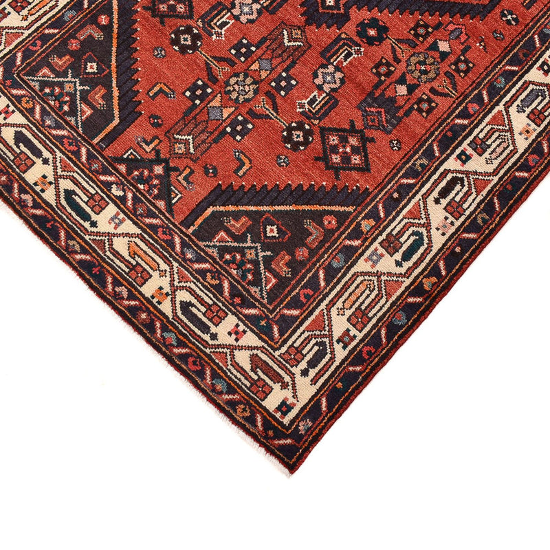 Tapis de couloir Tapis persan - Nomadic - 388 x 108 cm - rouge