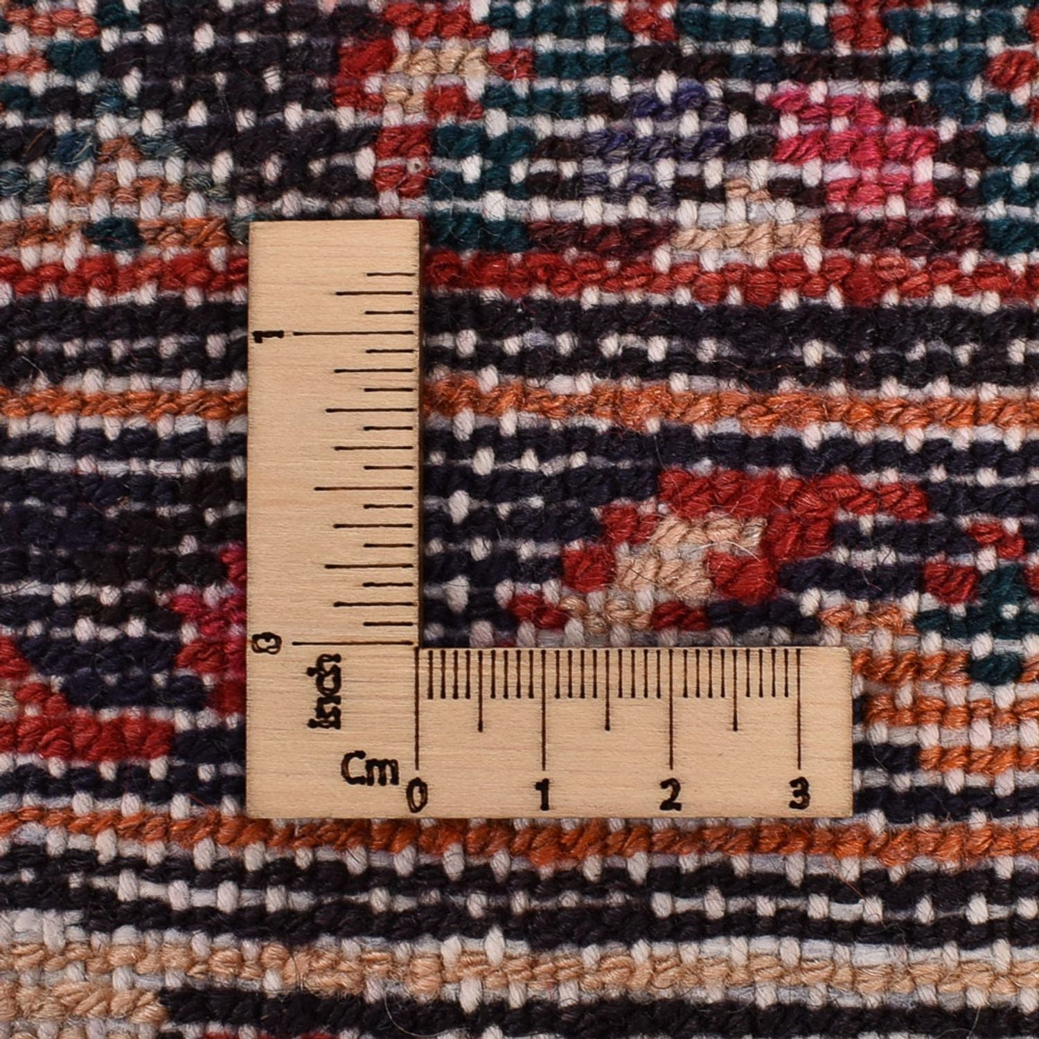 Tapis de couloir Tapis persan - Nomadic - 388 x 108 cm - rouge