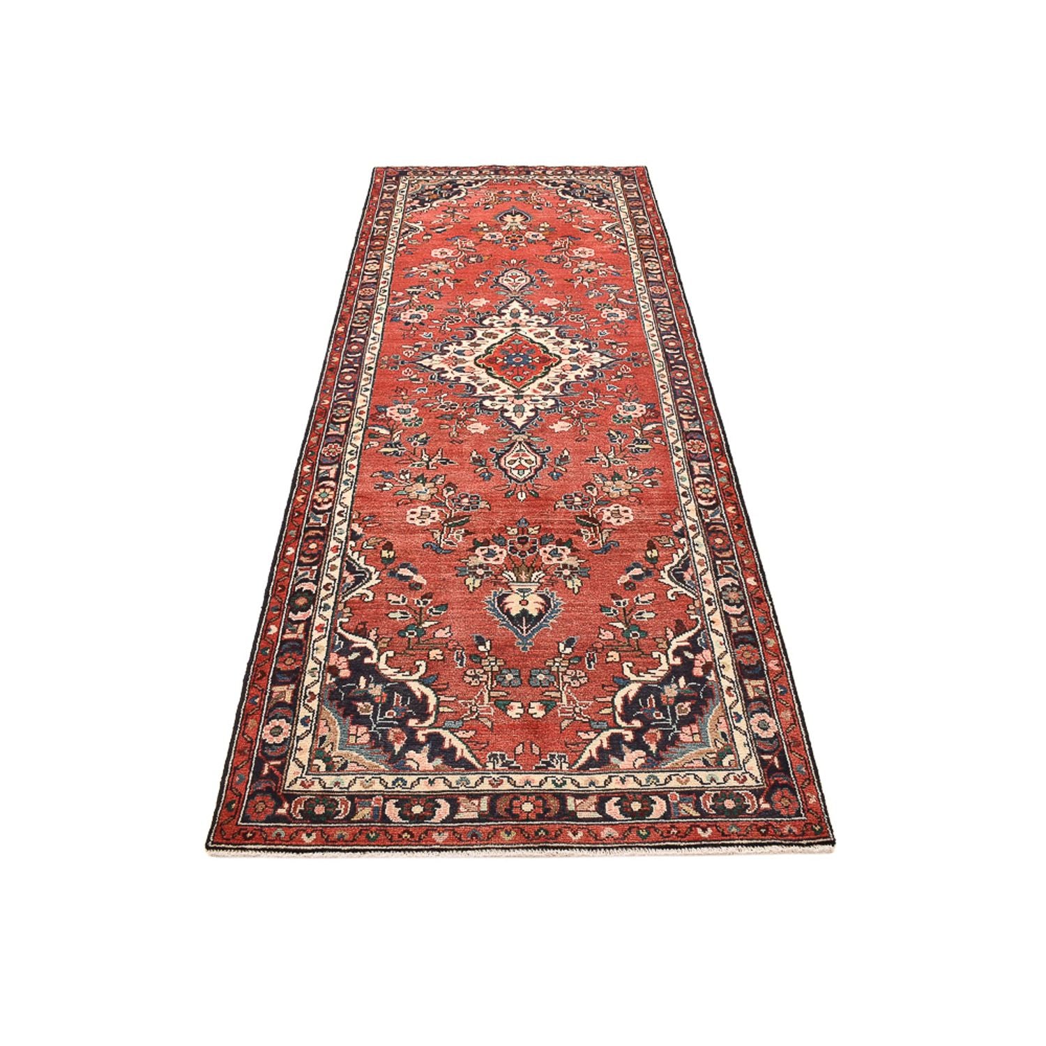 Tapis de couloir Tapis persan - Nomadic - 315 x 110 cm - rouge