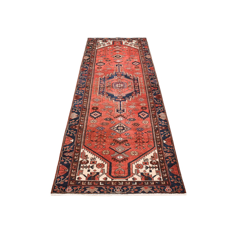 Tapis de couloir Tapis persan - Bidjar - 300 x 98 cm - rouge