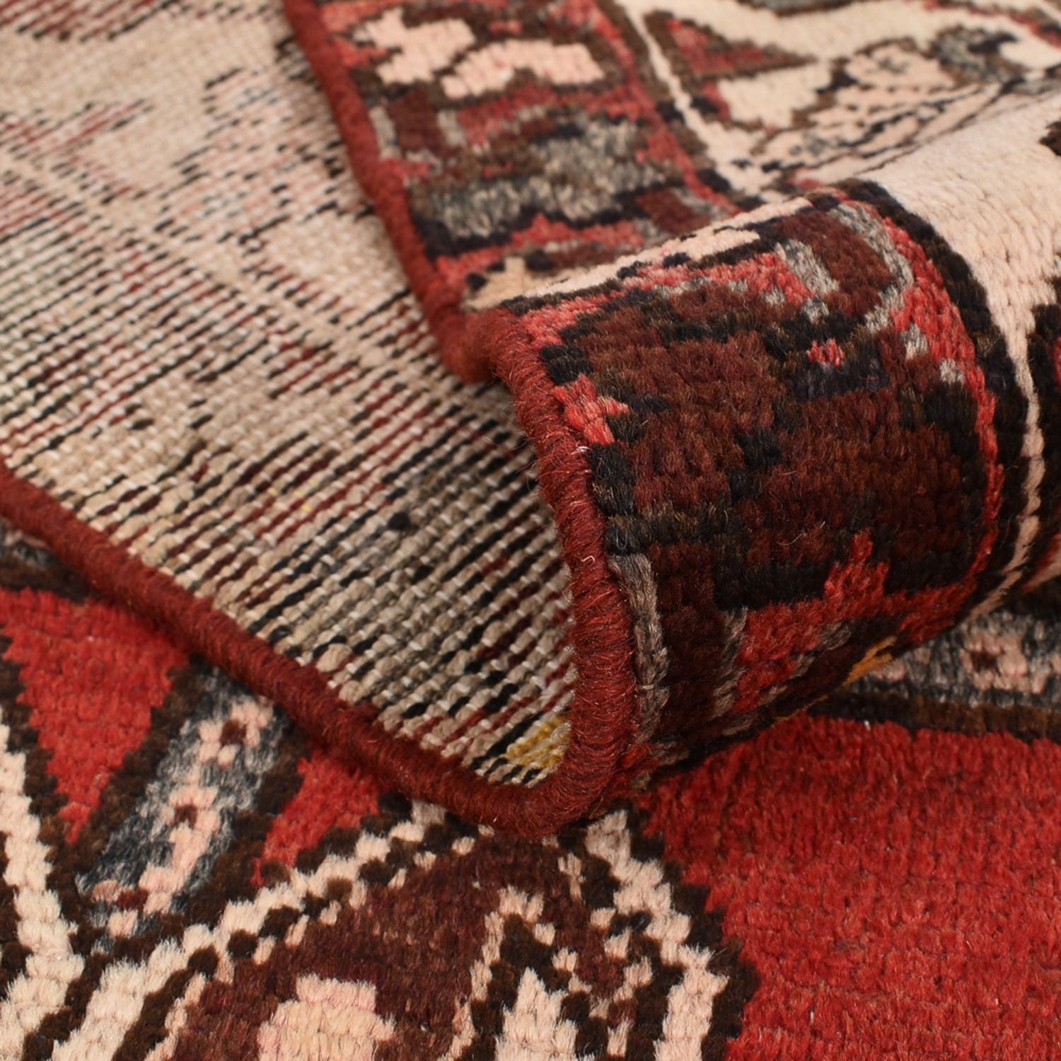 Tapis de couloir Tapis persan - Nomadic - 338 x 121 cm - multicolore