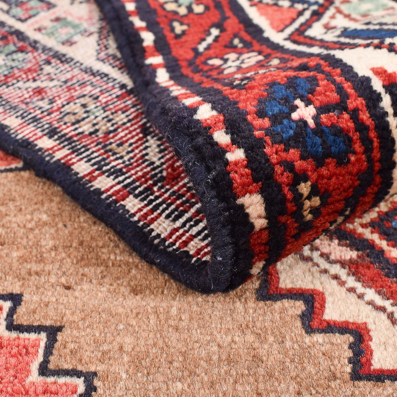 Tapis de couloir Tapis persan - Nomadic - 305 x 103 cm - rouge clair