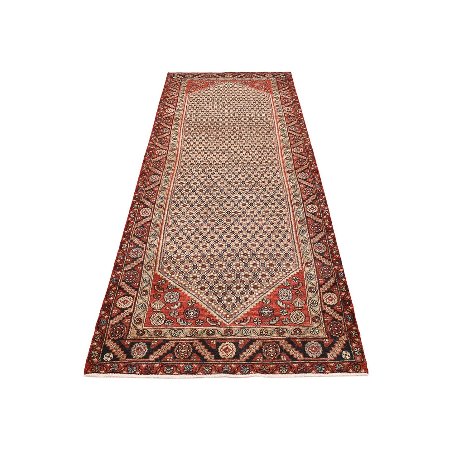 Tapis de couloir Tapis persan - Nomadic - 302 x 109 cm - sable