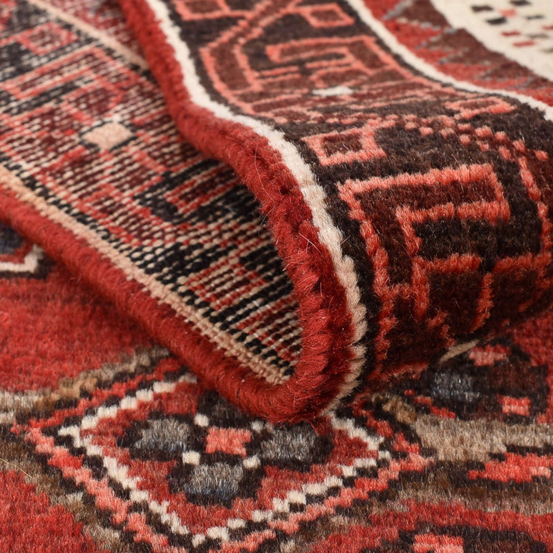 Tapis de couloir Tapis persan - Nomadic - 297 x 103 cm - rouge