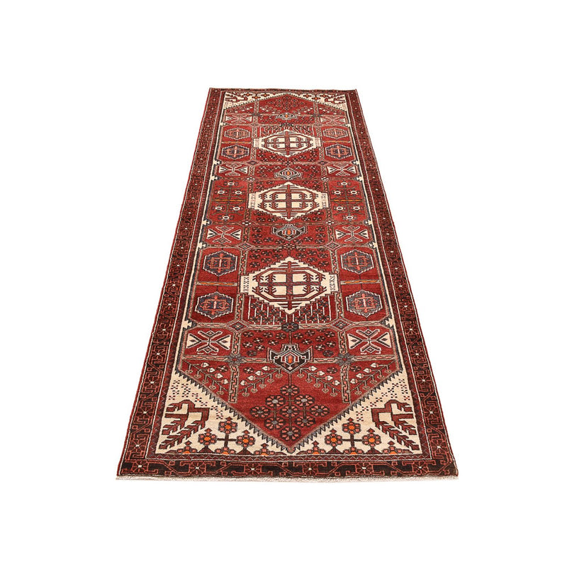 Tapis de couloir Tapis persan - Nomadic - 297 x 103 cm - rouge