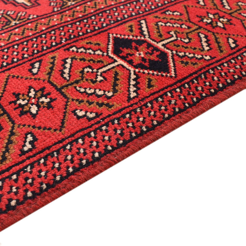 Tapis de couloir Tapis Turkaman - 273 x 98 cm - rouge