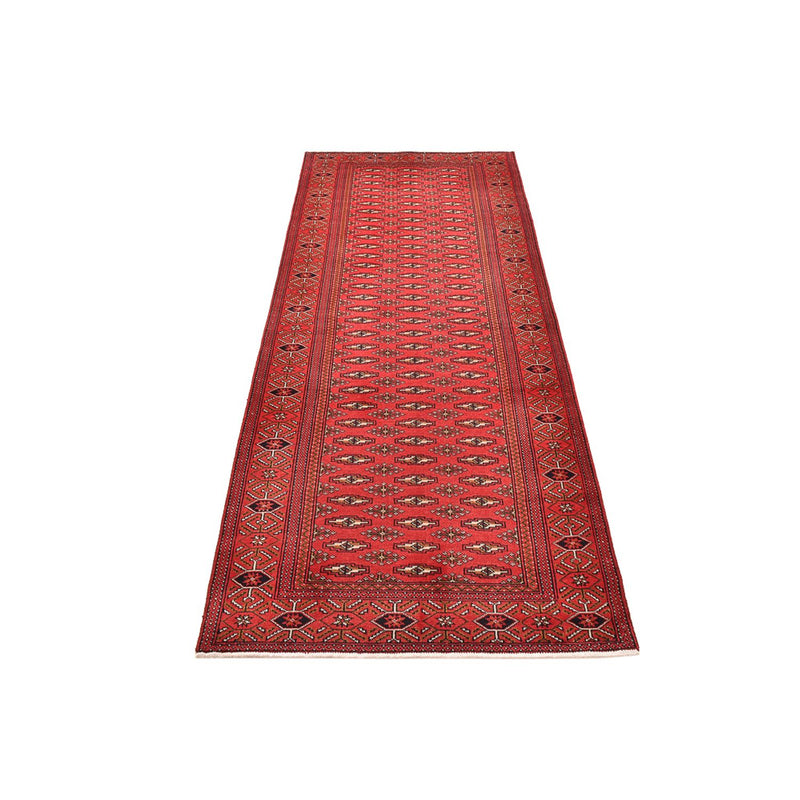 Tapis de couloir Tapis Turkaman - 273 x 98 cm - rouge