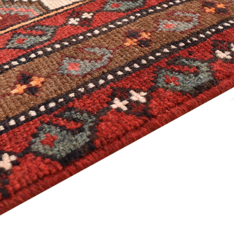 Tapis de couloir Tapis persan - Nomadic - 283 x 104 cm - rouge