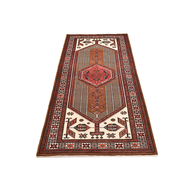 Tapis de couloir Tapis persan - Nomadic - 222 x 100 cm - multicolore