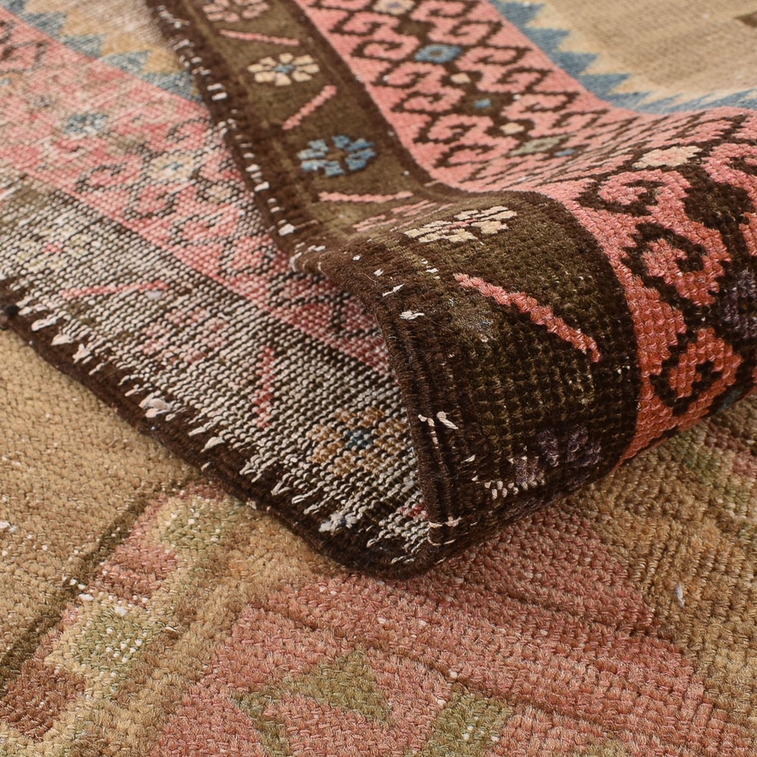 Tapis de couloir Tapis vintage - 290 x 136 cm - beige