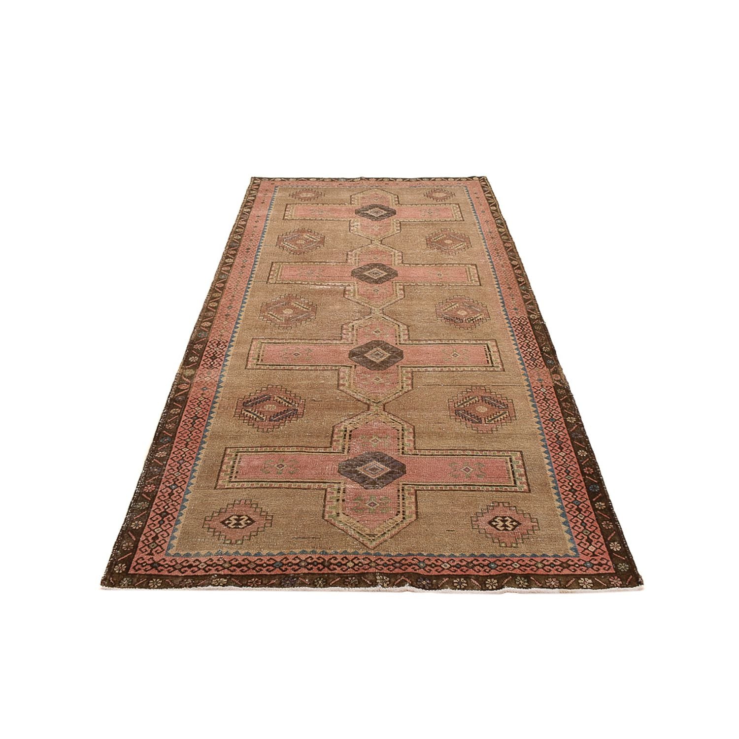 Tapis de couloir Tapis vintage - 290 x 136 cm - beige
