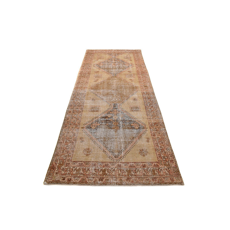 Tapis de couloir Tapis vintage - 350 x 136 cm - beige foncé
