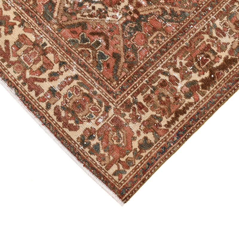 Tapis vintage - 198 x 150 cm - beige foncé