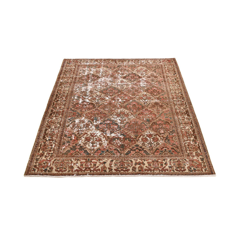 Tapis vintage - 198 x 150 cm - beige foncé