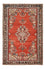 Tapis vintage - 242 x 157 cm - rouge