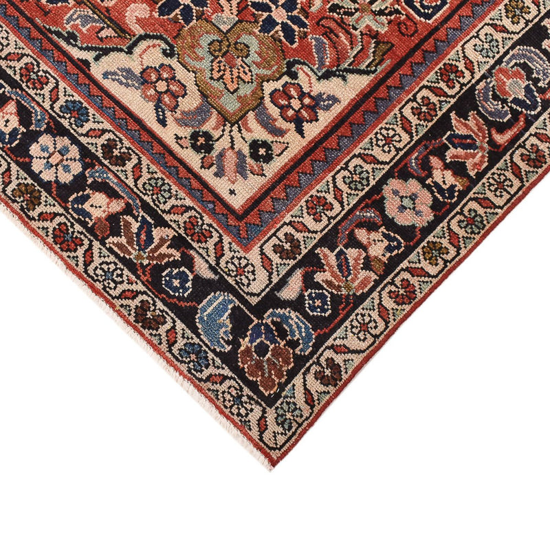 Tapis vintage - 242 x 157 cm - rouge