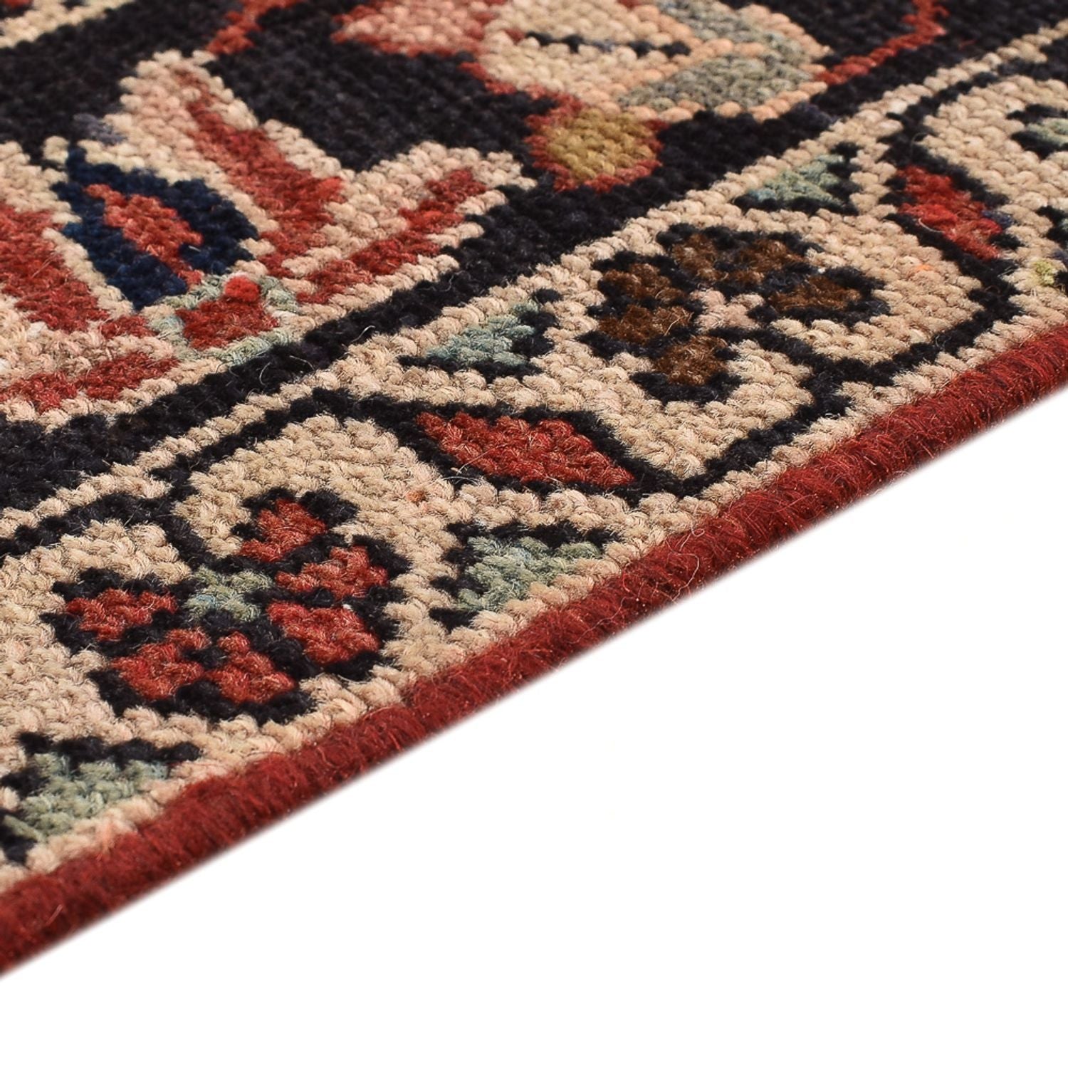 Tapis vintage - 242 x 157 cm - rouge