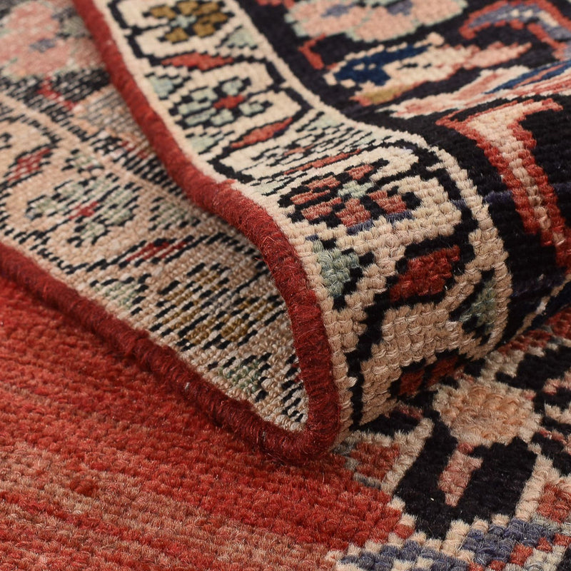 Tapis vintage - 242 x 157 cm - rouge