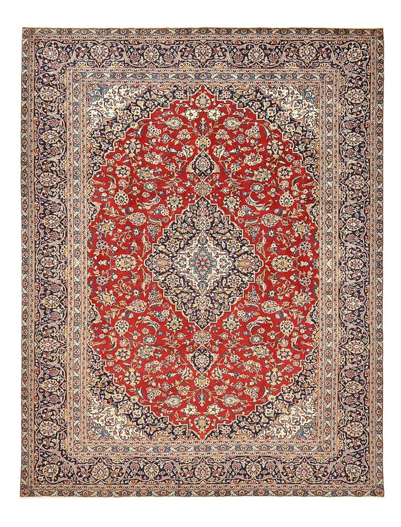 Tapis persan - Keshan - 392 x 290 cm - rouge