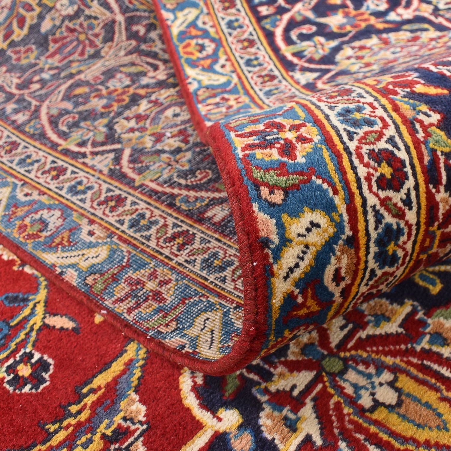 Tapis persan - Keshan - 392 x 290 cm - rouge