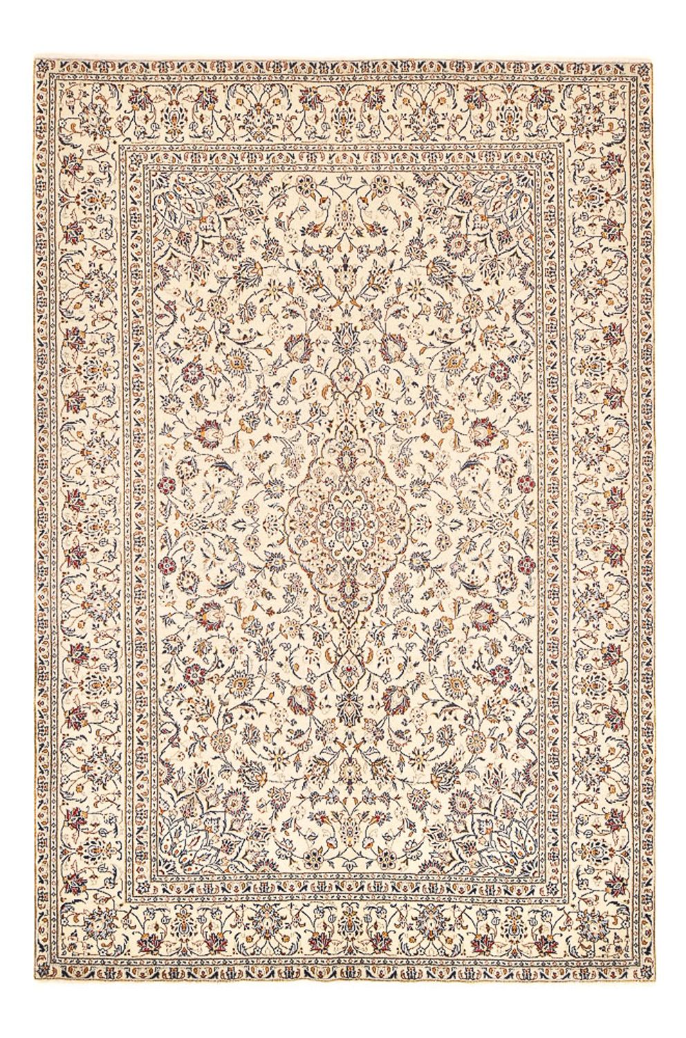 Tapis persan - Keshan - 296 x 198 cm - beige